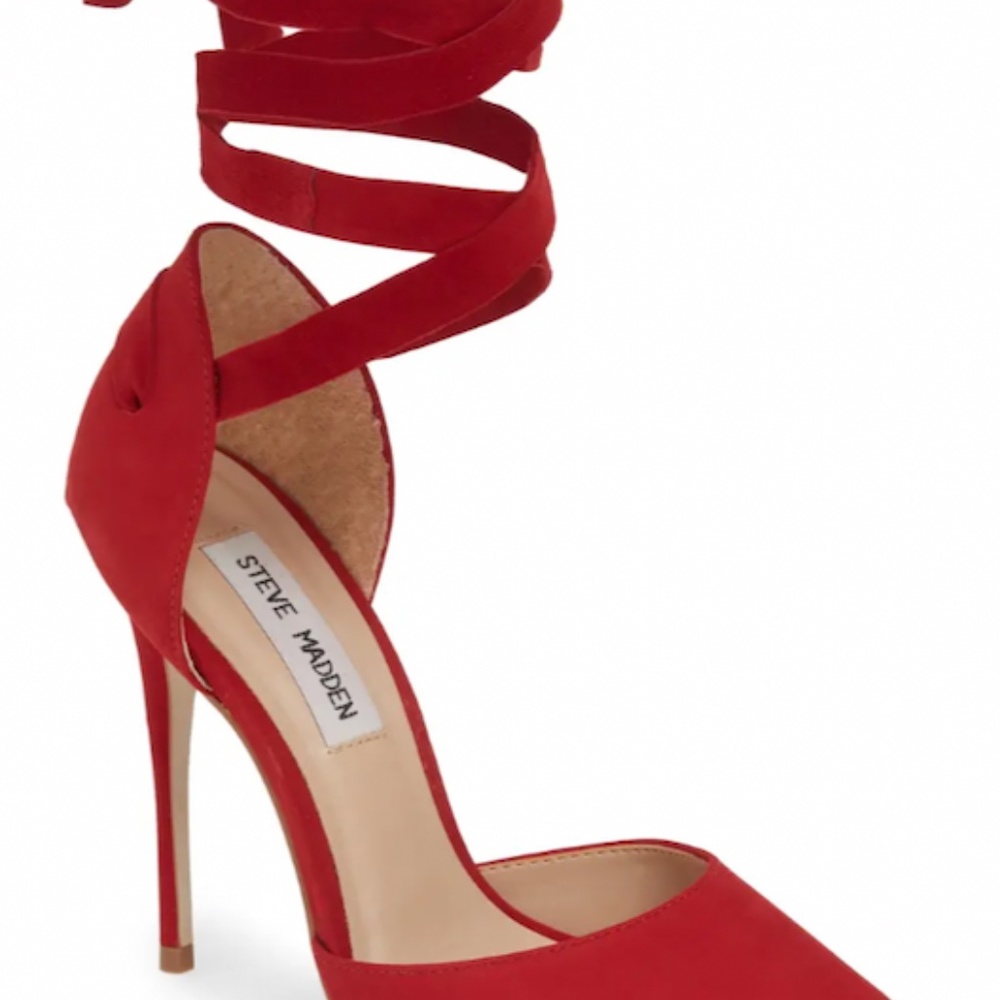 Harlie Sandal- Steve Madden red heels